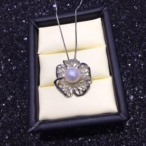 New Arrival Georous Pearl Pendant Mountings, Pendant Findings, Pendant Settings Jewelry Parts Fittings Wedding Accessories