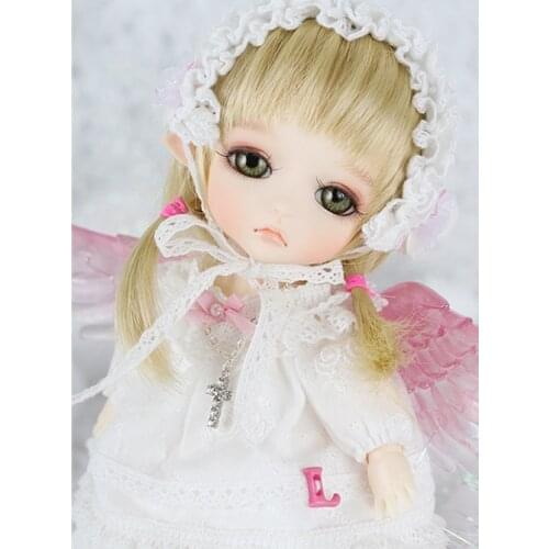 Free Shipping!Makeup&eyes Included!Top Quality 1/8 bjd Lea Prayer of Angel ver. Lati Baby Doll Exquisite Toy Adult Kid Gift