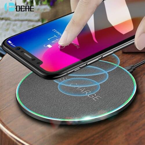 DCAE USB C 15W Fast Wireless Charger For Huawei P30 Pro Xiaomi Mi 9 Qi Quick Charging 10W For iPhone 11 X XS XR 8 Samsung S10 S9