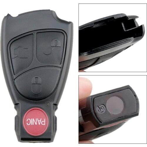 4 Buttons Smart Car Key Shell Case Automobile Remote Cover Replacement for Mercedes Benz B C E ML S CLK CL
