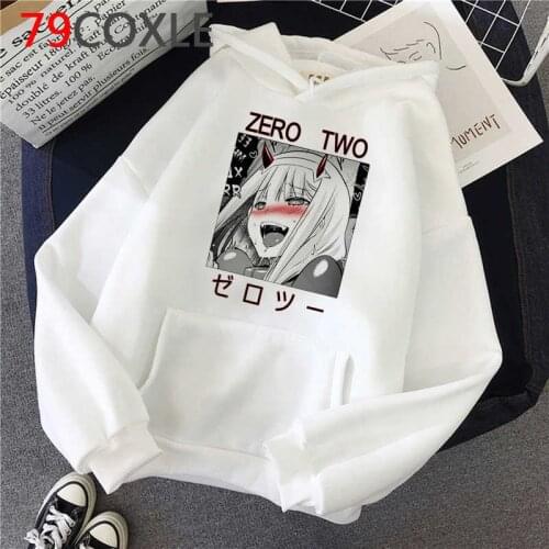 Darling in the Franxx Zero Two hoodies men streetwear Ulzzang harajuku plus size men pullover clothing printed