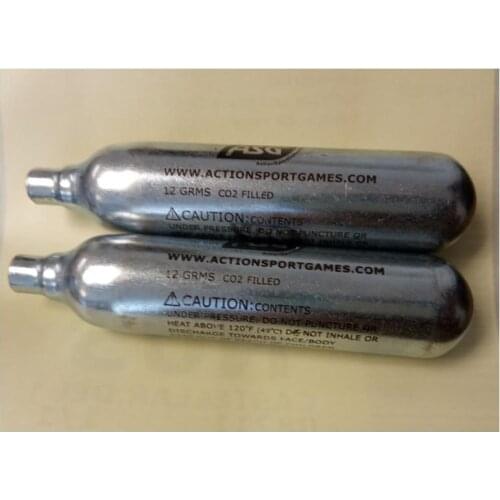 Bombonas CO2-25x12 grs Alto Rendimiento | Capsulas de Aire comprimido para Armas Airsoft Envió 24- 48h