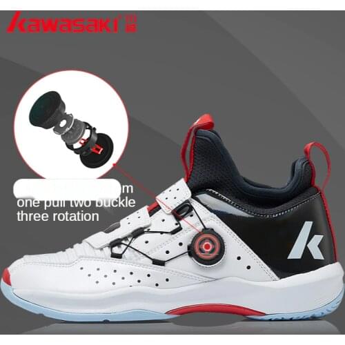 2021 Kawasaki Badminton Shoes For Men women Breathable High Elastic Non-slip Sports Sneakers EVA
