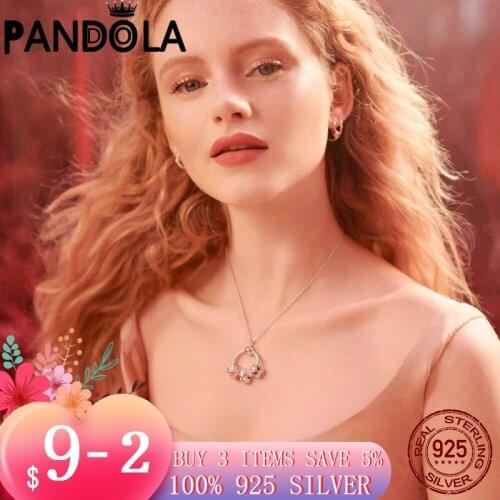 2021 new Sale 925 Sterling Silver O Pendant fit Original Pandora Necklace DIY Charms Beads Jewelry Gift