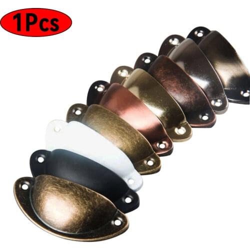 82MM Drawer Shell Handle Metal Retro Semicircular Medical Cabinet Home Improvement Vintage