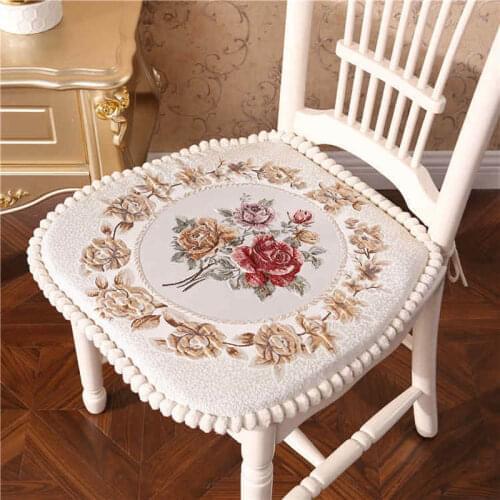 Washable Thick Chair Cuahion Cloth Seat Pad Cushions Cotton Filling Sofa Seat Mat Home Office Decoration Buttocks Chair Cushion