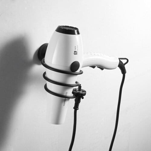 Stainless steel Wall Mounted Hair Dryer Rack Hair Dryer Storage Holder Bathroom shelf Bathroom Hradware