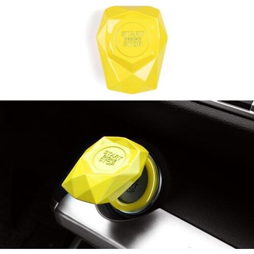 Car Engine Push Button Protection Cover Decorative Car Ignition Switch Cover