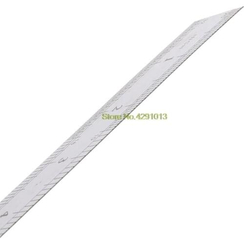 Stainless Steel Double Side Measuring Straight Edge Ruler 60cm Silver Drop Shipping Support