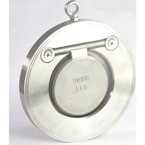 Wafer Non-return Check Valve SS304 Stainless Steel Ultrathin Check Valve DN40/DN50/DN65/DN80