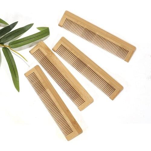 Wholesale 100pcs Bamboo Comb Wooden Hair Vent Brush Brushes Hair Care and Beauty SPA Massager Bamboo Hair Comb Skin Care Tools