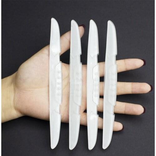 4Pcs Car Door Edge Guard Scratch Protector Anti-collision Strip Stickers Trim Clear Anti Scratch Protective Door Bumper Strip