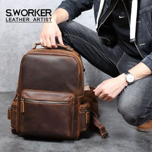 S.worker Men's Laptop Backpacks
