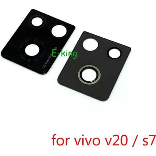 2PCS For Vivo V20 S7 Y20 V17 Pro Rear Back Camera Glass Lens Cover With Ahesive Sticker