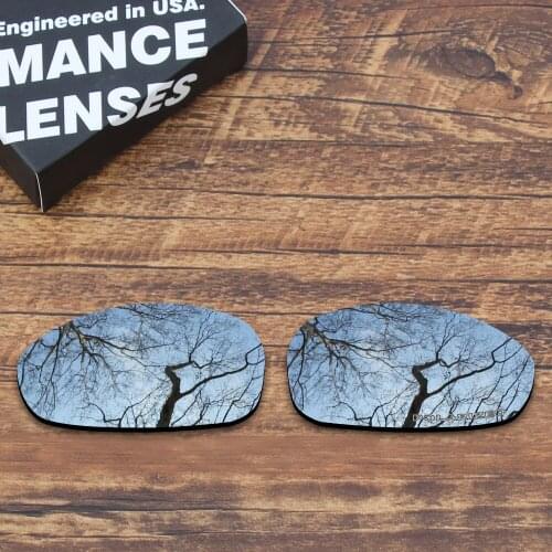 ToughAsNails Resist Seawater Corrosion Polarized Replacement Lenses for Oakley Juliet Sunglasses Metallic Silver (Lens Only)