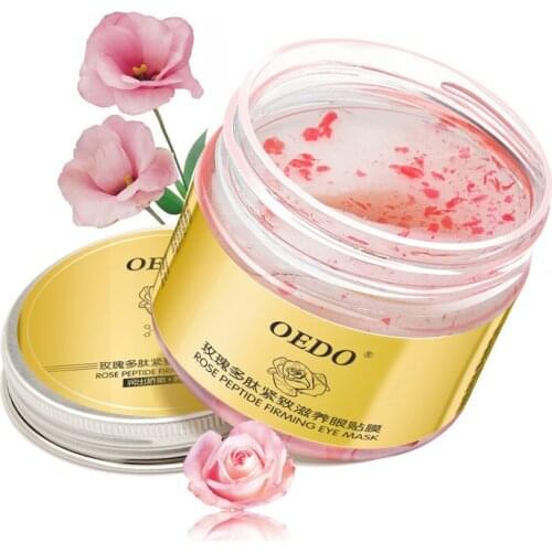 Firming Eye Mask with Rose Peptide Anti-Aging Eye Care Cream Firming Remove Darkness from Moisturizing and Brilliant Circle