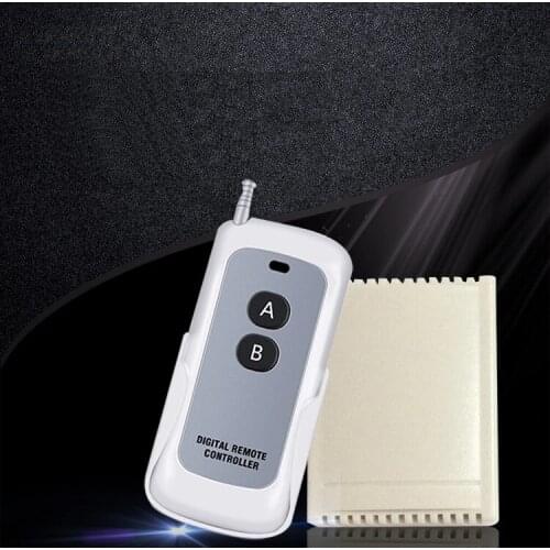 315/433Mhz Universal Wireless Remote Control Switch DC 12V 2CH relay Receiver Module With 2CH RF Remote 20-300m Transmitter