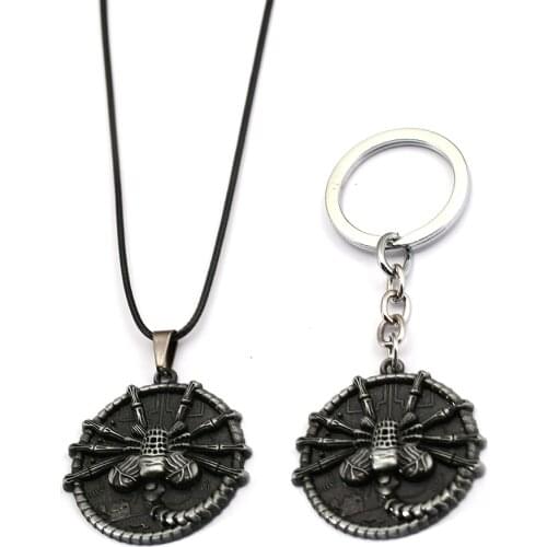 Movie Jewelry Aliens Predator Keychain Metal 3D Game Alien Facehugger Pendant Key Chain Holder Women Car Bag Pendant llaveros