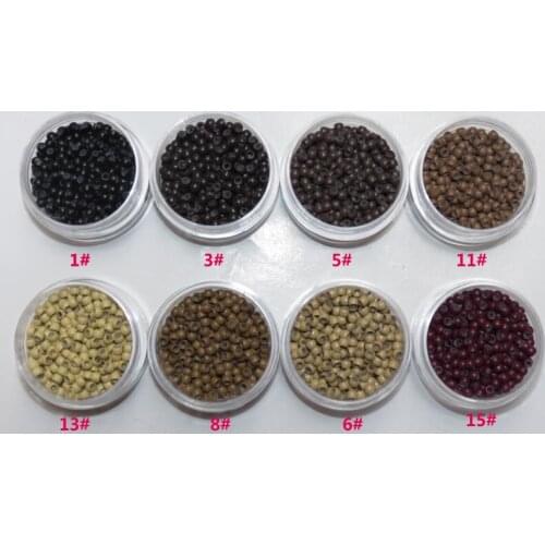 Freeshipping- 1000pcs 3.0mm silicone nano rings for nano tip hair Copper links Copper rings Beads Extension hair tools