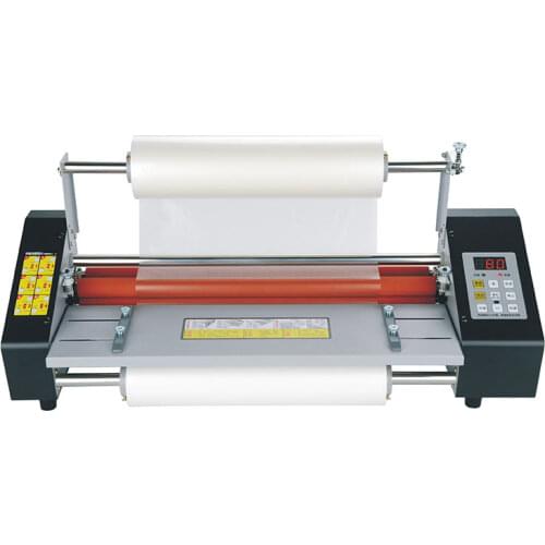 9460T A2+ Paper Laminating Machine English Version Four Roller Cold Hot Laminator Rolling Machine Film Photo Laminating Machine