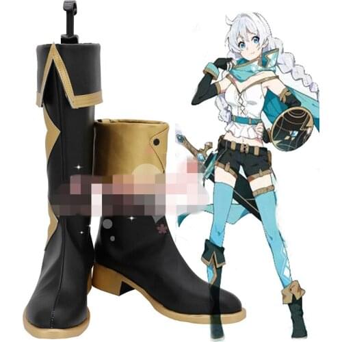 Anime Cosplay Shoe 2020 Honkai Impact 3rd Kiana Kaslana Boots Black Shoes A