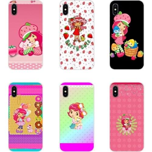 Cartoon Strawberry Shortcake Accessories Phone Cases Covers For Xiaomi Redmi 4A S2 Note 3 3S 4 4X 5 Plus 6 7 6A Pro Pocophone F1