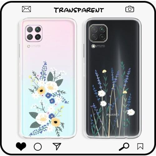 For Huawei P40 Lite Case Fashion Phone Case For Huawei P40 Lite Clear Shell Fundas Transparent Soft Cover For Huawei P40 Lite 4G