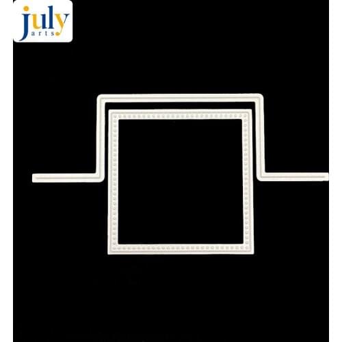 Julyarts Square Frame Dies Scrapbooking Stencils For Paper Cards Craft Die DIY Embossing Blade Punch Stencils Dies