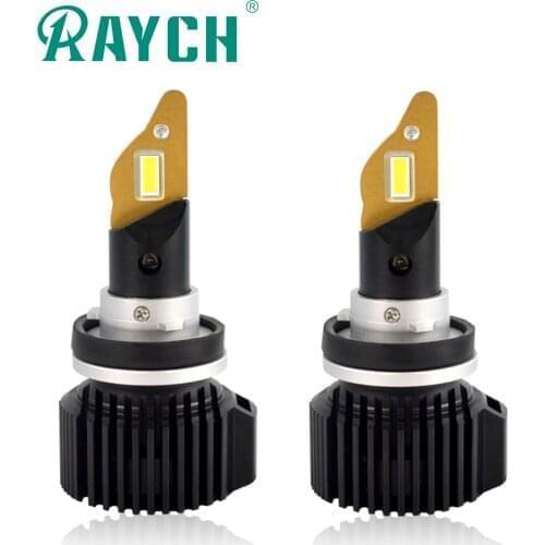 Raych Mini Headlight Kit For High/Beam Bulb H4 H7 H8 H9 H11 Focos Led Automovil Car Led Spotlights Can-Bus Ready Car Bulb