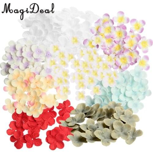 MagiDeal 500pcs Artificial Silk Rose Flower Petals for DIY Hair Bow Wedding Party Craft