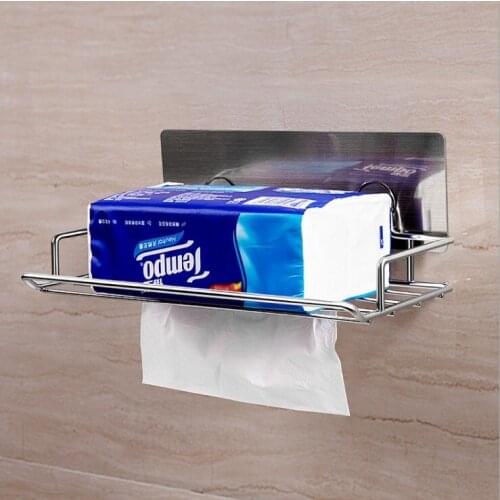 Multi-Function Household Kitchen Bathroom Sauce Bottle Shelf Stainless Steel Kitchen Towel Tissue Holder Kitchen Accessories