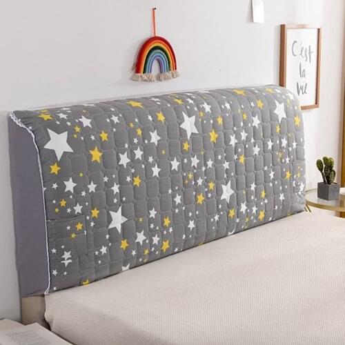 New Printed Bed Head Cover All-inclusive Headboard Cover Elastic Bedhead Cover Bed Head Back Dust Cover Protector