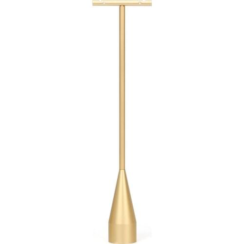 New Simple T-shaped Gold Metal Earring Display Bracket Stand Bottom Removed For Jewellery Ring Pendent Organizer Hanger Showcase