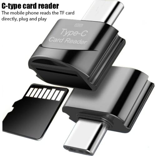 New USB 3.1 Type C To Micro-SD TF Adapter OTG Cardreader Mini Card Reader Smart Memory Card Reader For Laptop Samsung Huawei