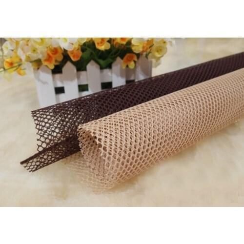 Solid Color Good Quality Thick Net Yarn Mesh Cloth Gauze Polyester Fabric, Patchwork Bag Inside Bags 150x50cm