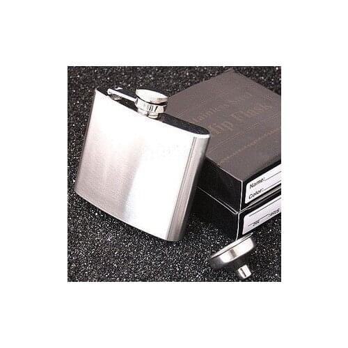 Whole Sale 100pcs/lot Hot Men carry flagon flagon portable 5 oz stainless steel hip flask 107g Free Shipment