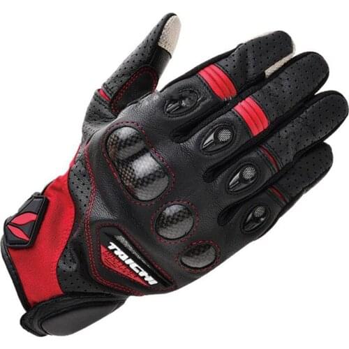 RST 417 Motocross MX Dirt Bike Motorcycle Racing Street Moto Mens Black Red Gloves