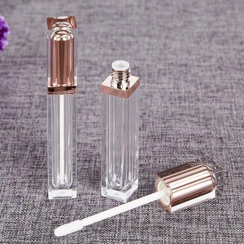 Plastic Empty Clear Lipgloss Tube Containers Tops Mini Maquillaje Makeup Lips Eyelash Oil Packaging Bottles 20pcs/lot