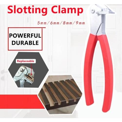Back Slot Opening Pliers Wood Lagging Slotting Clamp For Furniture Wardrobe Backboard Notching Tools Woodworking Grooving Plier