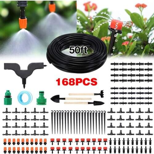 Irrigation System Distribution Tubing Watering Drip Kit For Garden Greenhouse Sprayer Tools Water-saving Automatic Irrigation