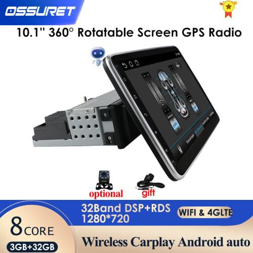 Autoradio Universal 1 Din 10inch Touch Screen Car Multimedia Player Stereo Video GPS WiFi Auto Radio Android Video Player DVBT