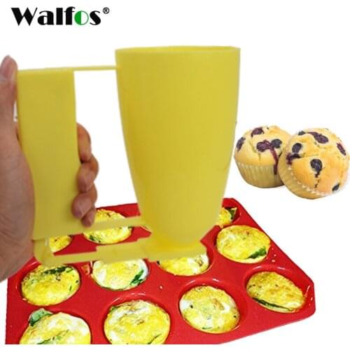 WALFOS Handle Cake Making Helper Cup Pastry Batter Dispenser Meatball Mould Maker Loqumat Al Kadey Device Kitchen T