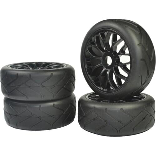 1/8 Buggy (on road tires) 17mm (for kyosho/hobao/HSP/HPI) 4pcs tires zd racing hobbymove xray team c