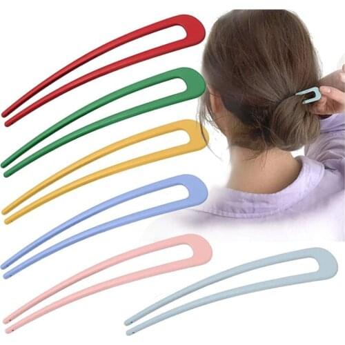 1pc 100mm Metal U Shaped Vintage Hair Pin Hair Sticks Fork Sticks Hair Chignon Pins Hair Chopsticks for Woman Girls