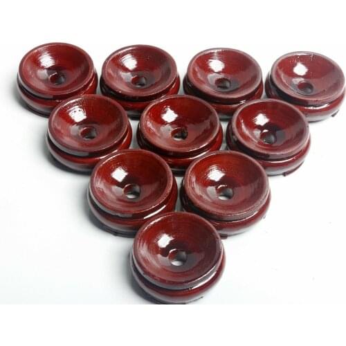 10pc Wood Display Stand Base for Crystal Ball Sphere Globe Stone