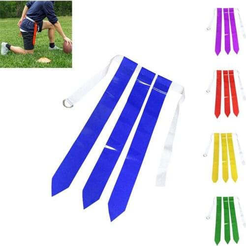 2021 New Football Waist Belt Type Flag Rugby Training Ribbon Game Streamer Label Webbing