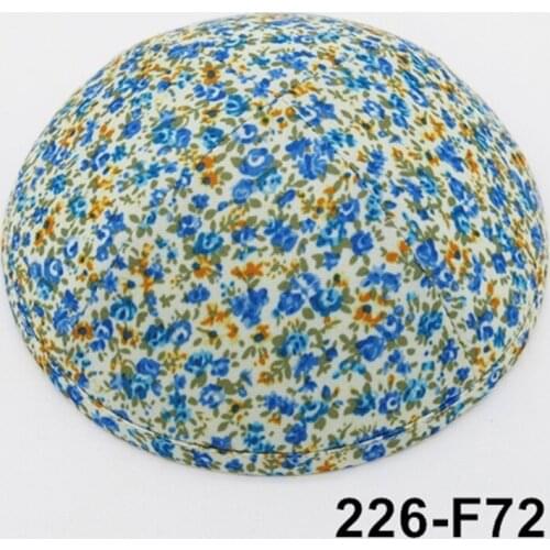 If Purchase more than 5Lots(50pcs) will be10% discount Shirt-2 fabric19cm kippot kippa Skullies beanie Kippah Jewish Yarmullka