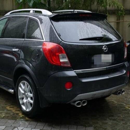 MONTFORD Car Styling ABS Plastic Unpainted Primer Rear Trunk Boot Wing Lip Spoiler Auto Part For Opel Antara Spoiler 2008-2014