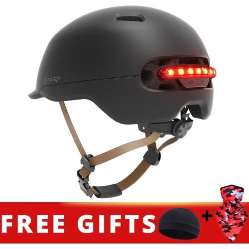 Smart4u SH50 Intelligent Cycling Helmet For Man Women Kids Bike Helmet Back LED Light For Mtb Bicycle Scooter Electric Bicycle