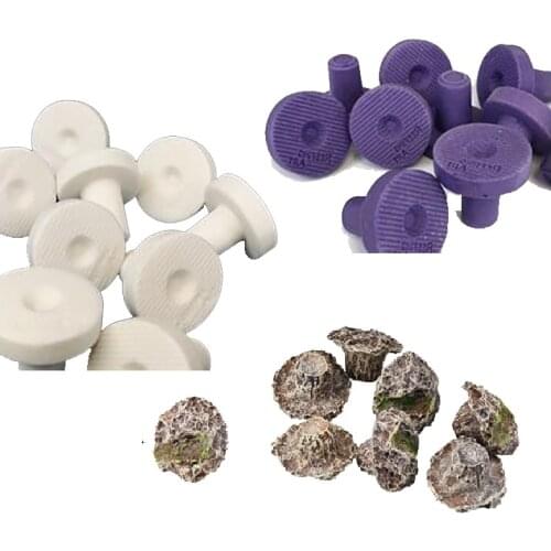 CERAMIC CORAL FRAG PLUGS 30 PACK TILES FOR SPS LPS